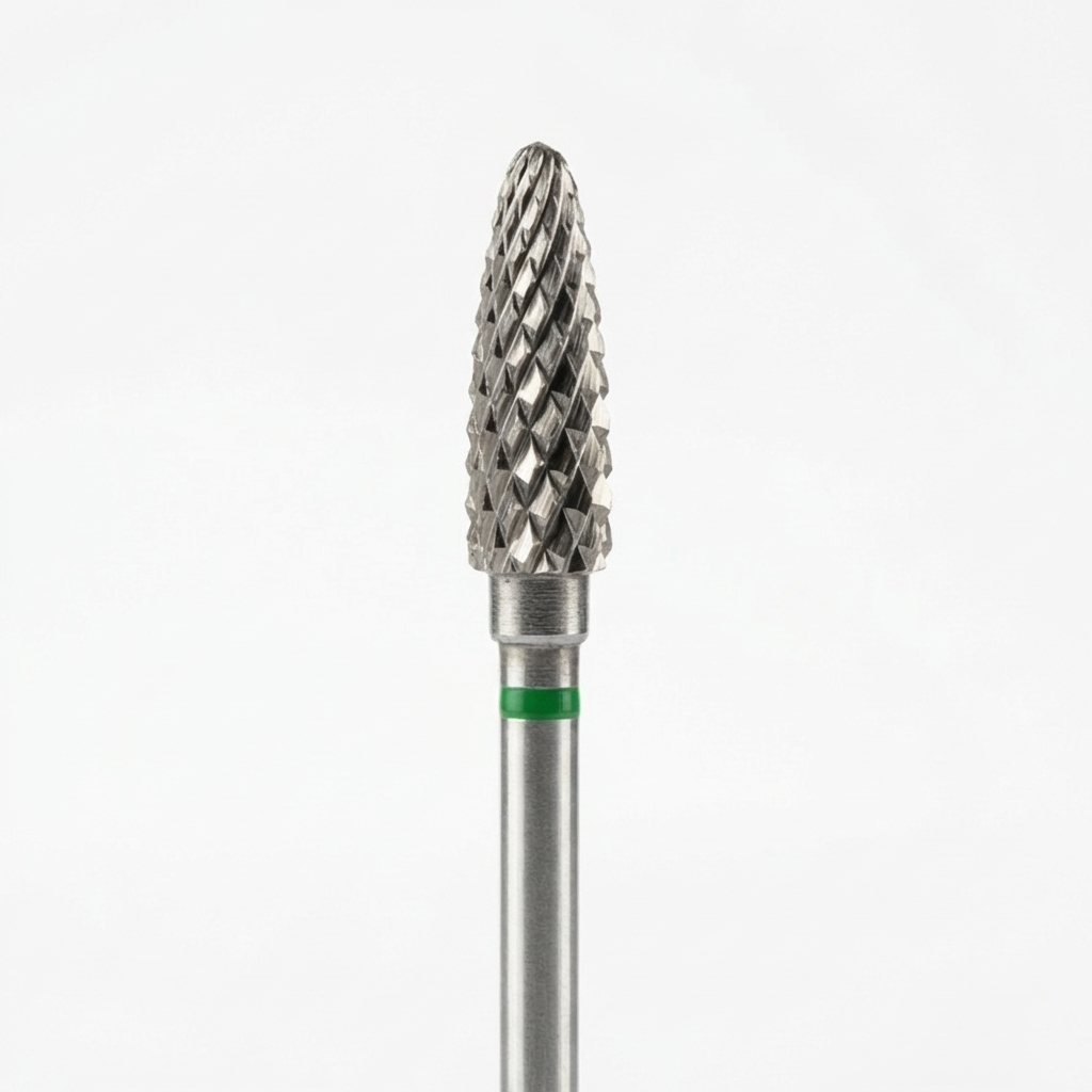 Bit für Materialabfräsen. Perfekt für Pediküre geeinigt