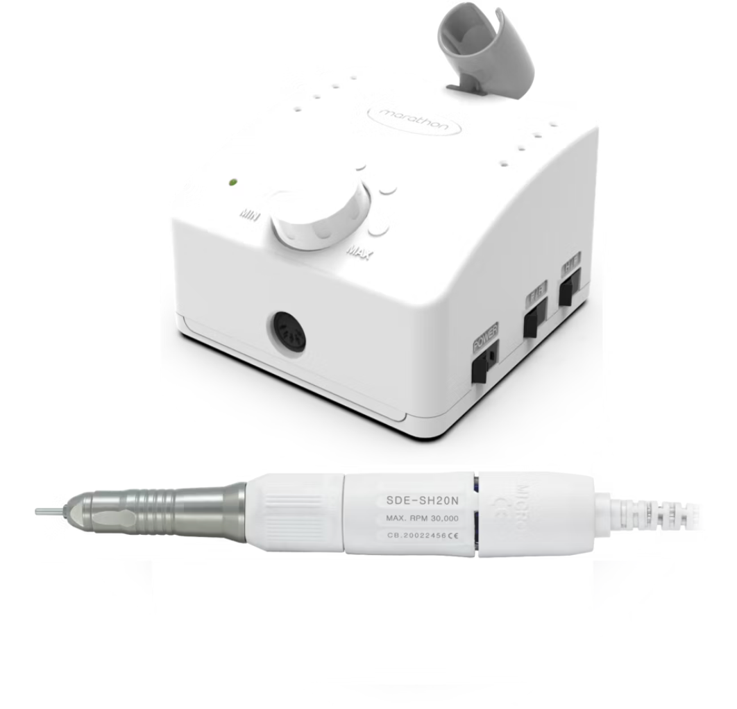 Marathon K35 Cube+SH20N Nail Drill – Power Up Your Mani Game! Get Salon-Quality Results at Home – Shop Now!