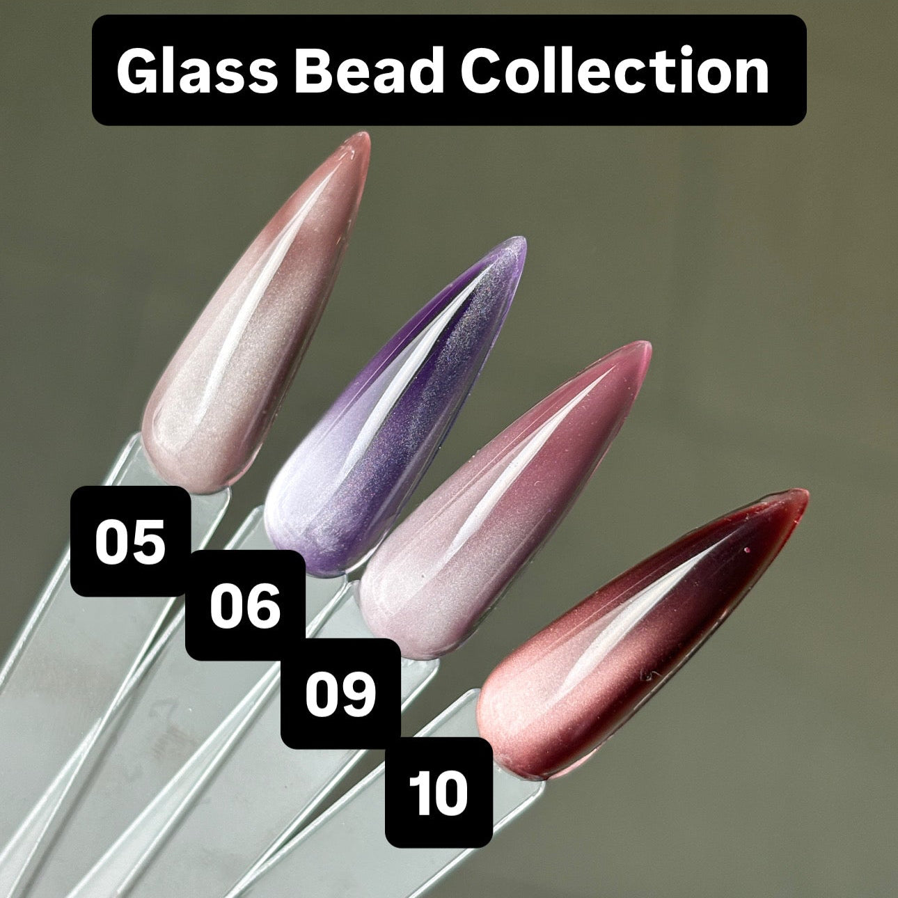 Cat-eye Gel Polish Glass Bead Collection 10ml.