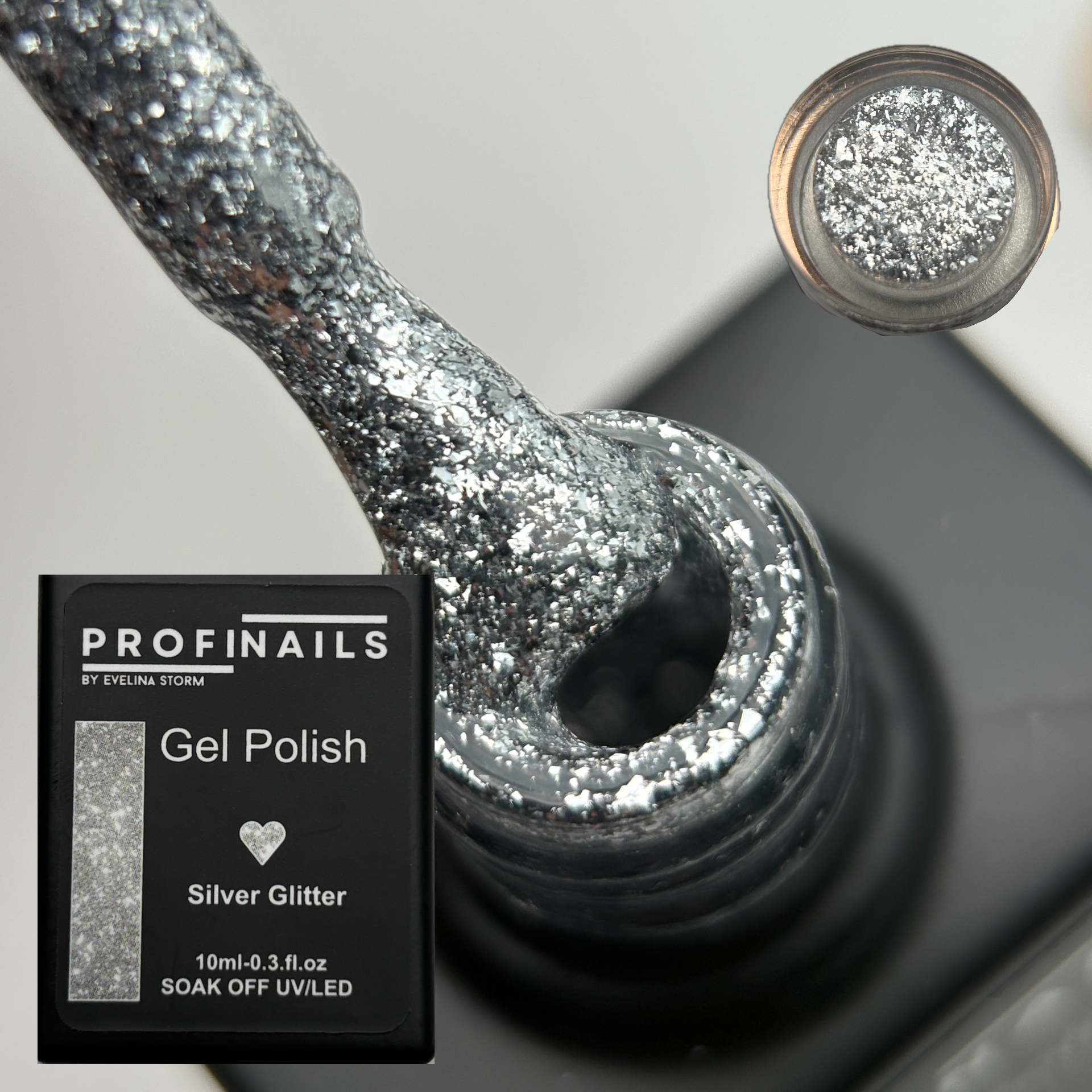 Glitter Gel Polish TPO/HEMA FREE