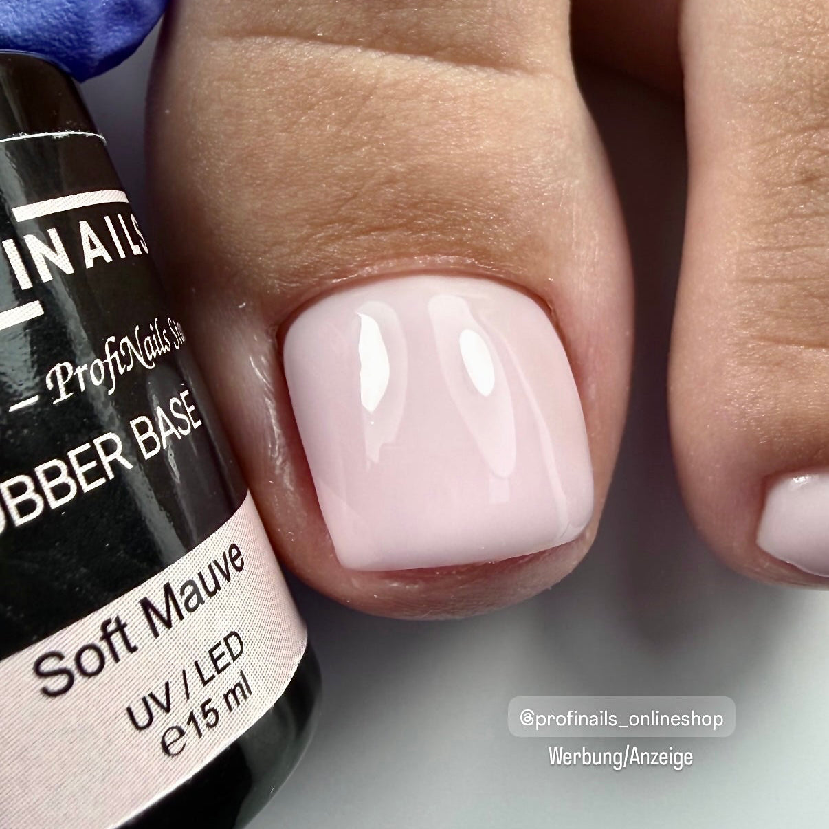 Rubber Base Soft Mauve 15 ml.