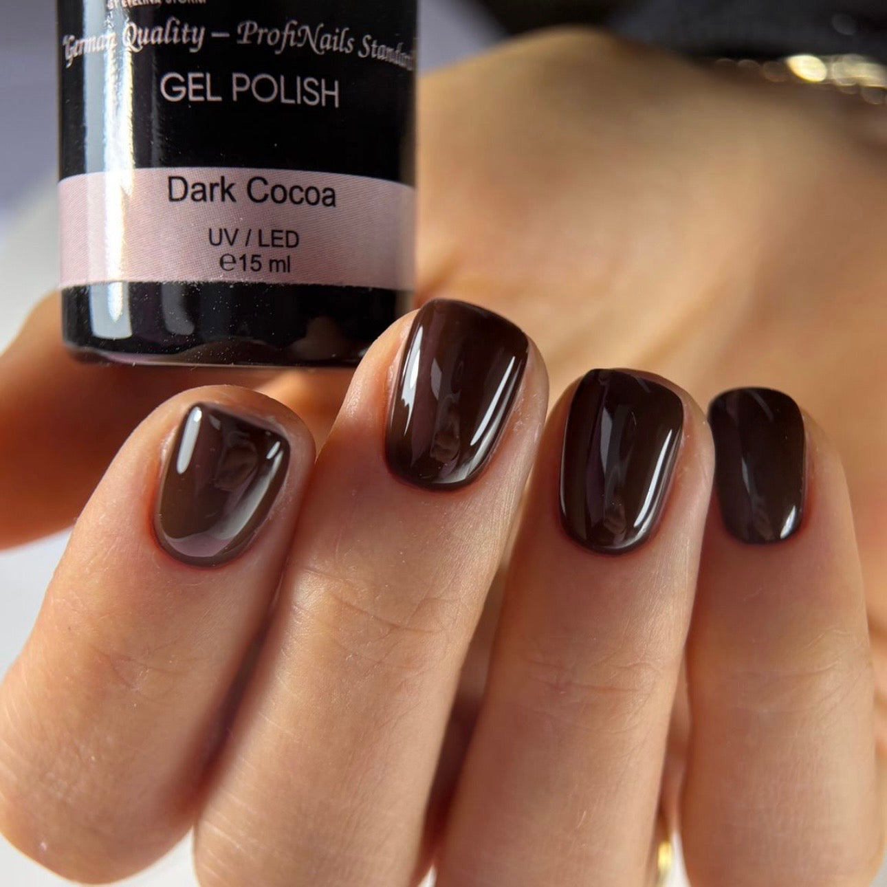 Gel Polish "Dark Cocoa" 15ml.