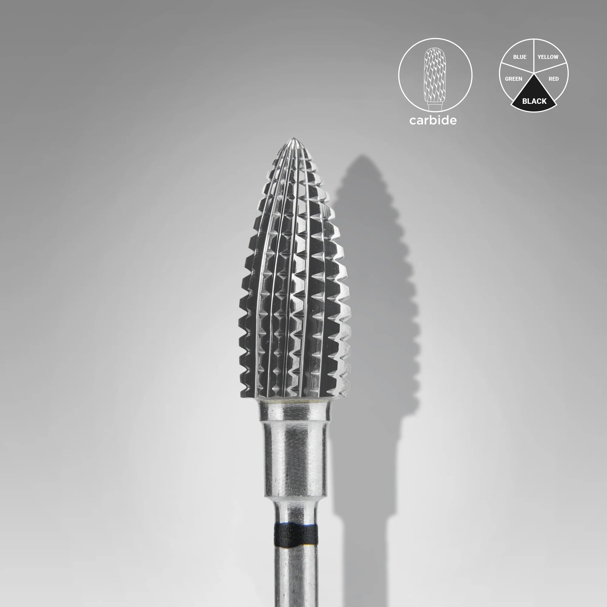 Hartmetallfräse "Kegel" Schwarz Hard EXPERT, Durchmesser 6 Mm / Arbeitslänge 14 Mm