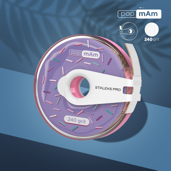 PapmAm Donut 240 Grit – Smooth & Easy Buffing for Flawless Nails! Grab Yours Now!