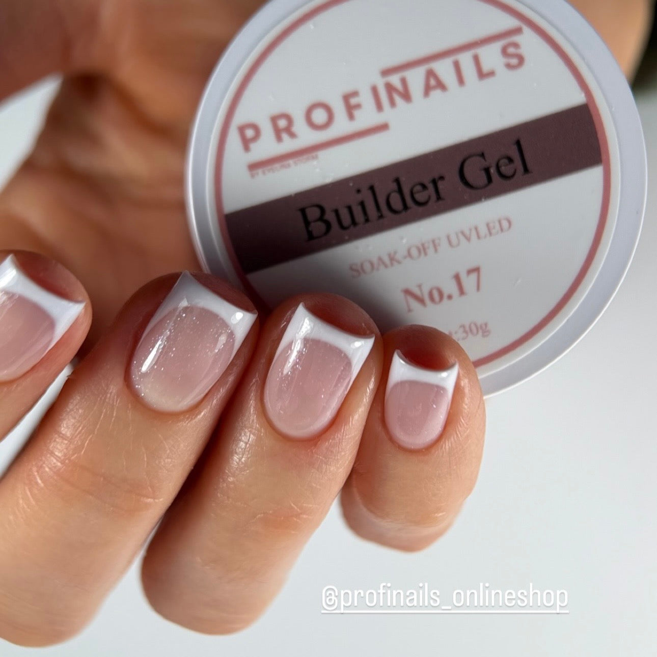 Set French    Gel Polish French Line + Pinsel ProfiNails
