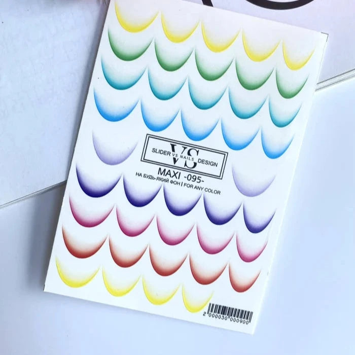 SLIDER MAXI (WASSERLÖSLICHE AUFKLEBER) VS 095 | Na... – ProfiNails