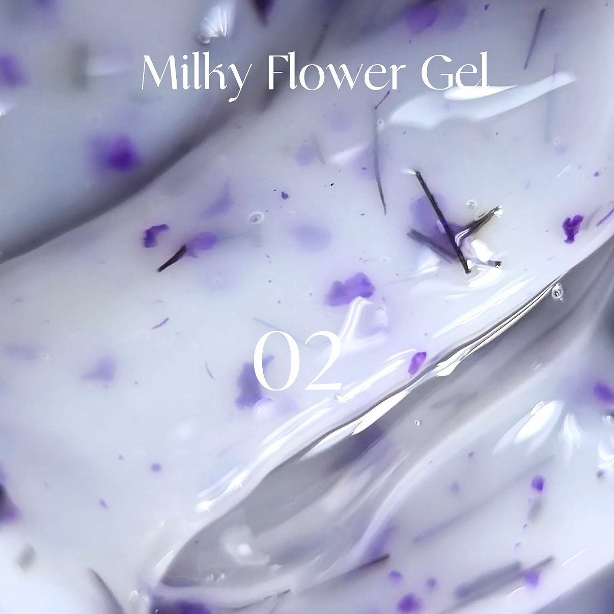 Milky Flower Gel – Builder Gel mit echten Blütenpartikeln ProfiNails