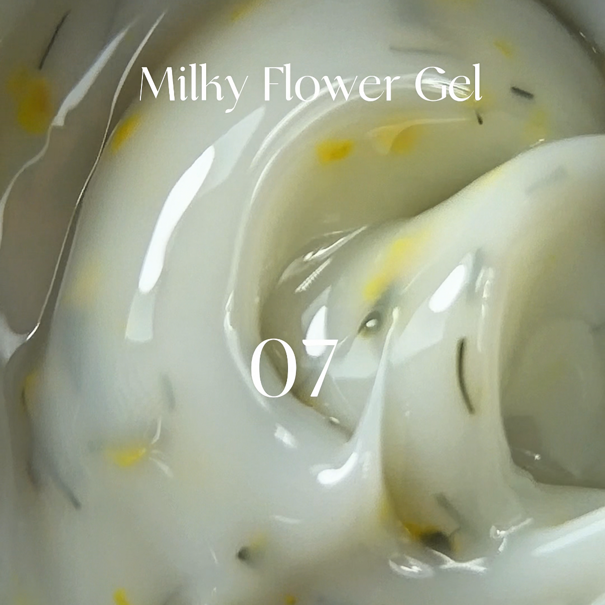 Milky Flower Gel – Builder Gel mit echten Blütenpartikeln ProfiNails