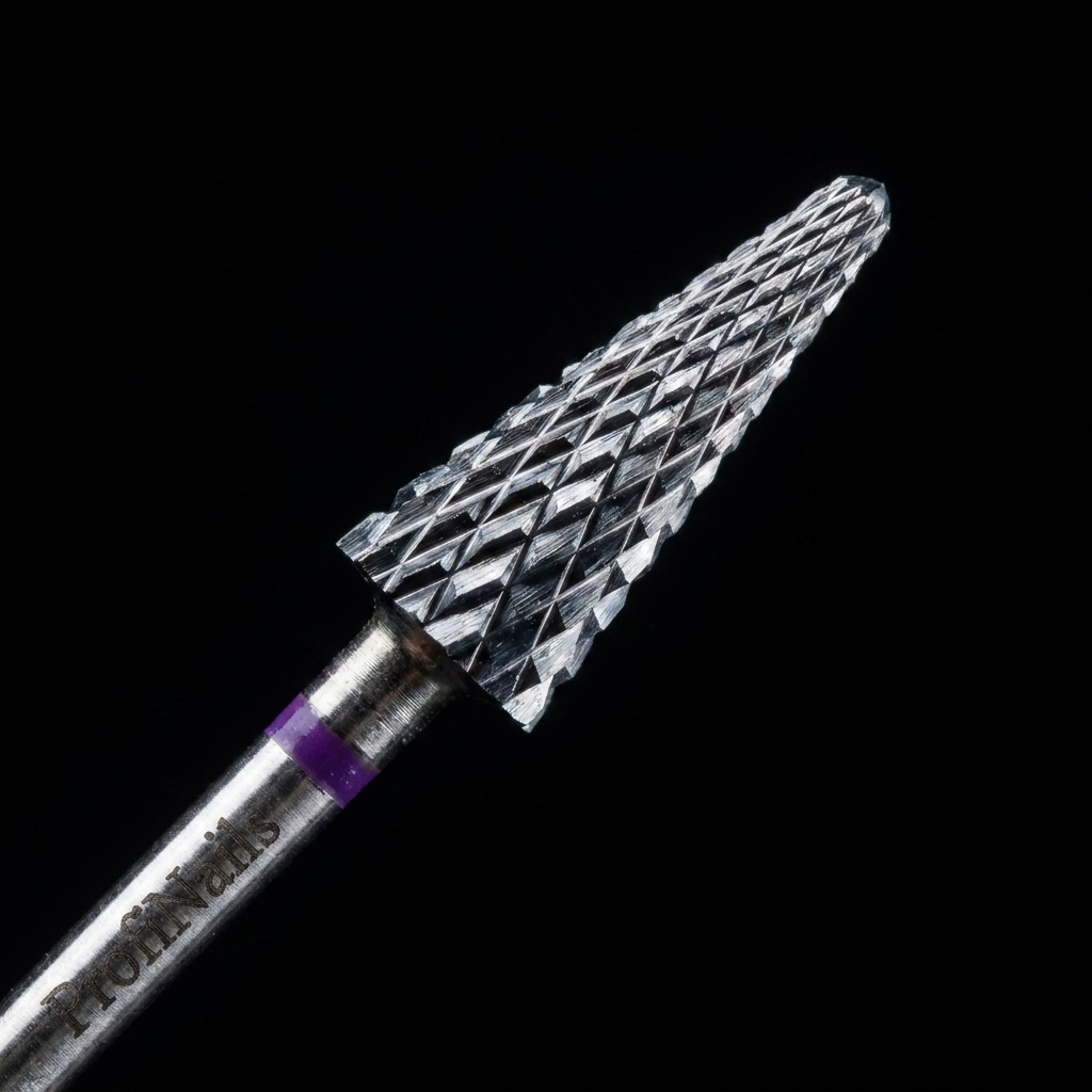 Hartmetallfräser Kegel – Profi-Fräser zum schnellen Materialabtrag in Tannenbaumform ProfiNails