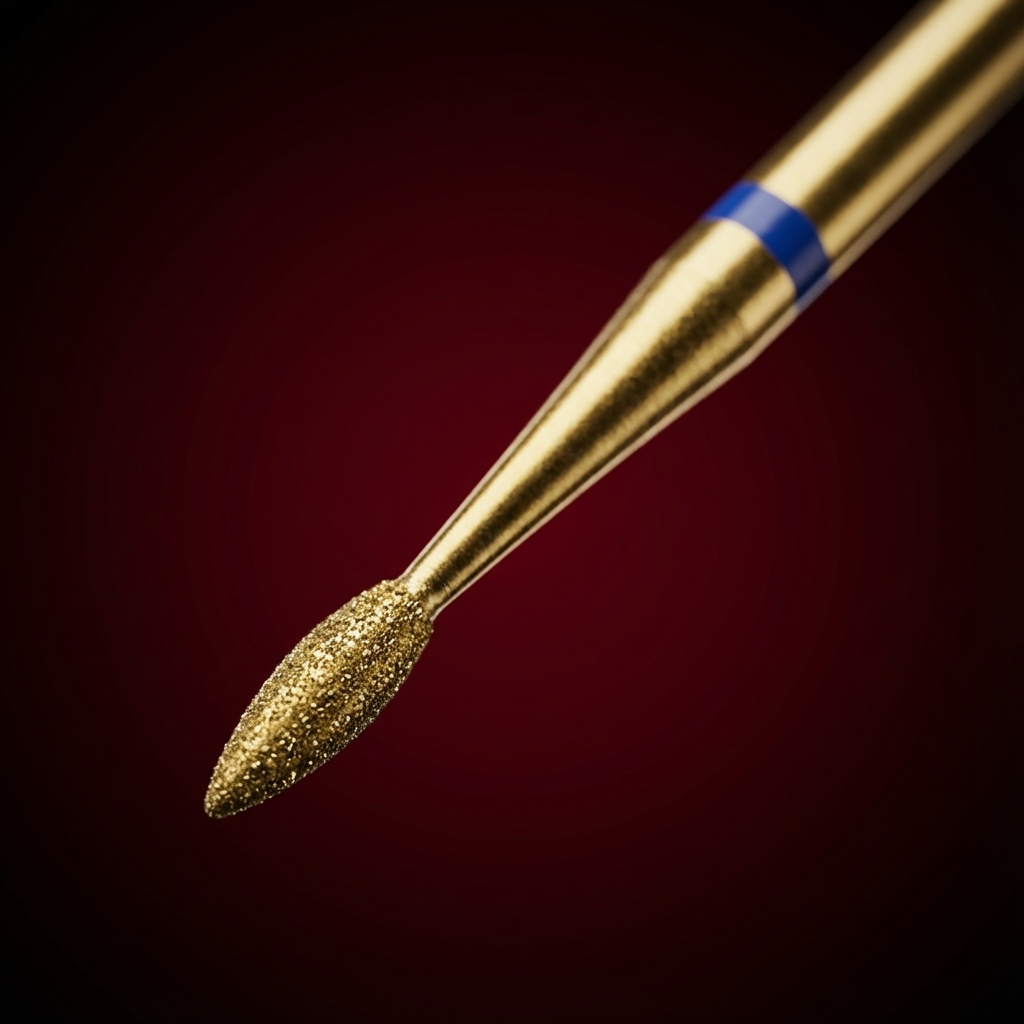 Diamant Bit blau mit Gold Beschichtung 2*5mm. ProfiNails