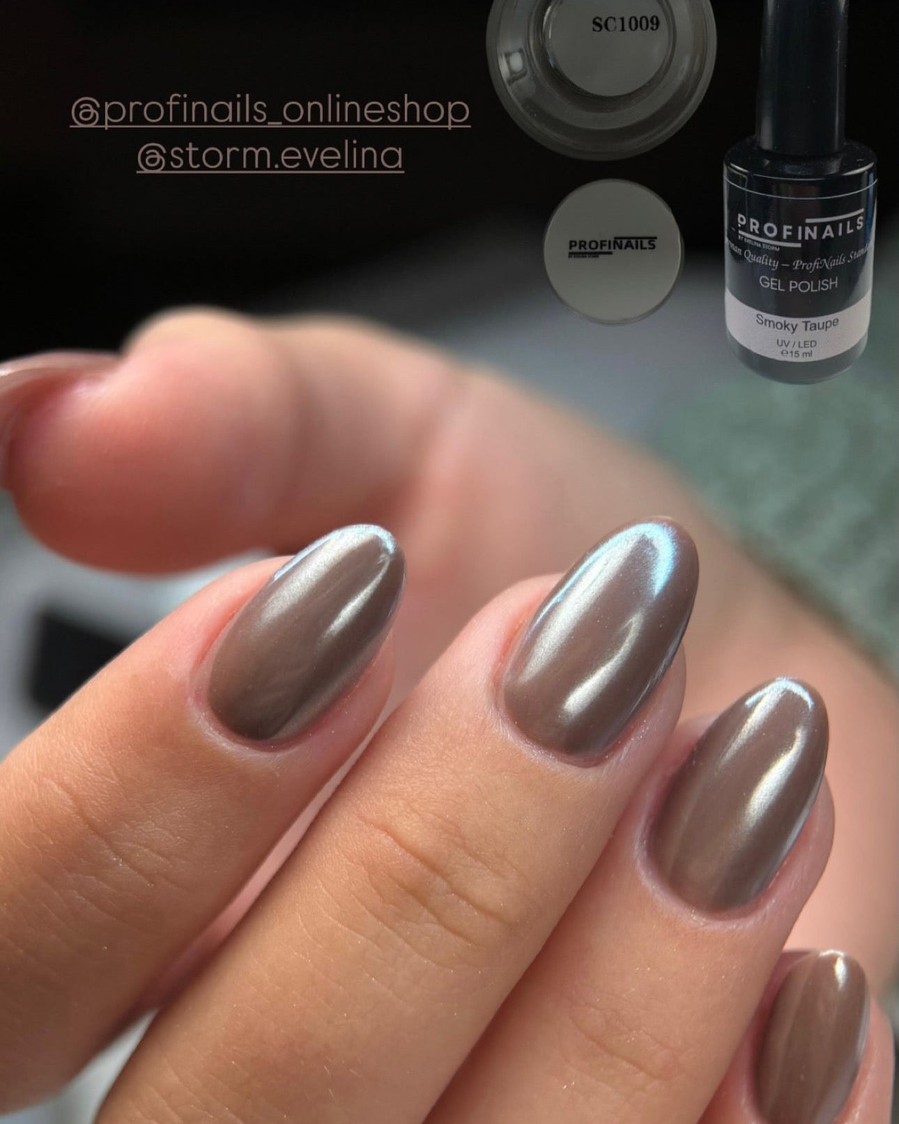 Glassy Pearl Effect Chrom Pigment Ultra-fein sc1009 ProfiNails