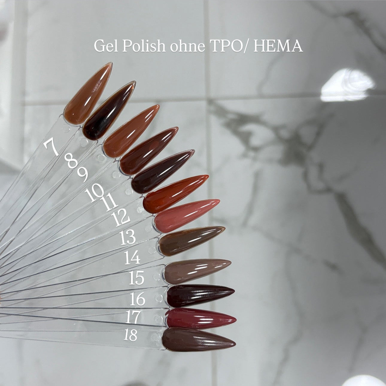 Gel Polish Braun Collection 10ml TPO /Hema free ProfiNails