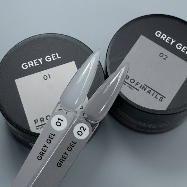 Grey Gel – graues Aufbaugel für moderne Nagelmodellagen 30ml. ProfiNails