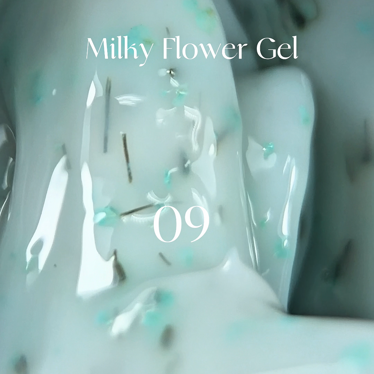 Milky Flower Gel – Builder Gel mit echten Blütenpartikeln ProfiNails