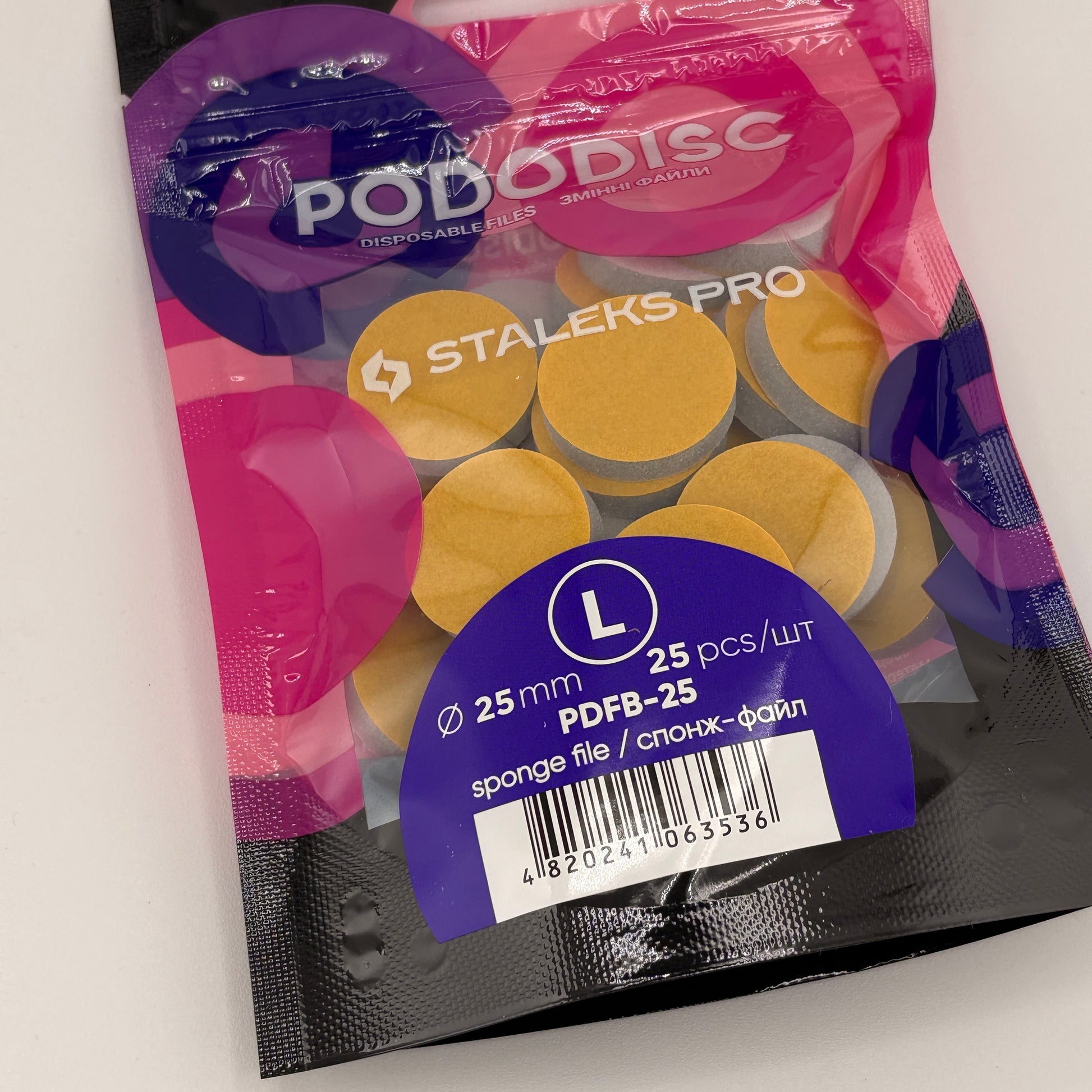 Sponge 25 st auf Disk L | Pediküre – ProfiNails