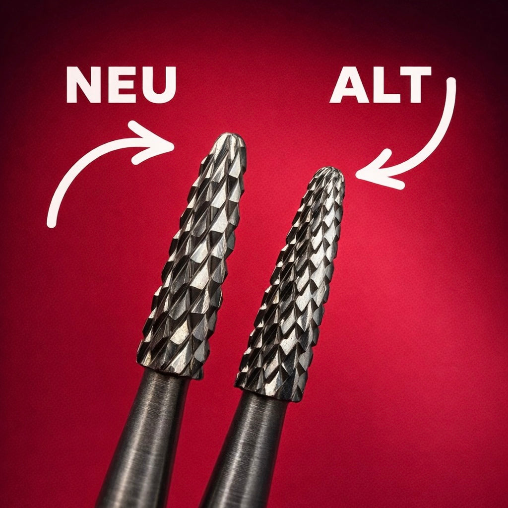 Blau Bit für  ausfräsen an kleinen Stellen ProfiNails