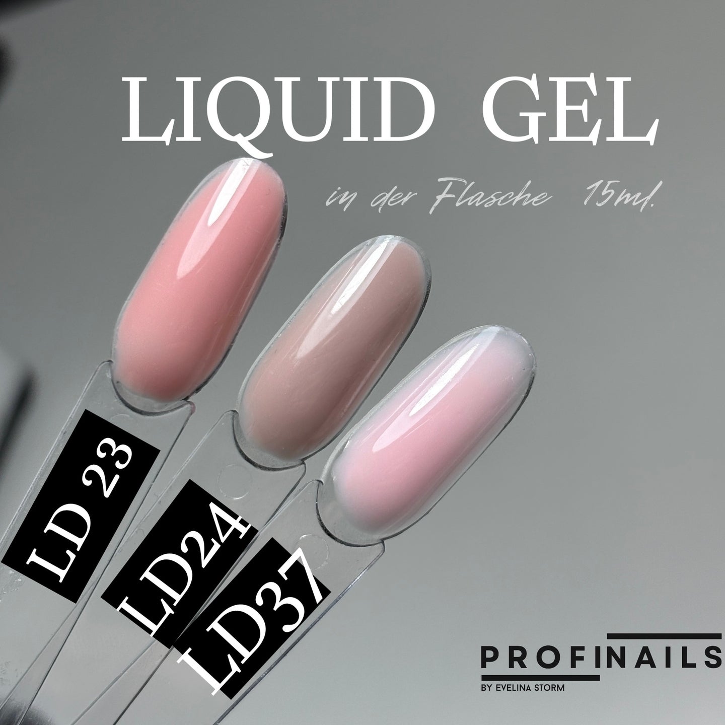 Liquid Gel in der Flasche 15 ml.