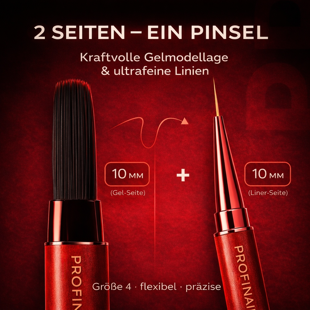 2-in-1 Gel & Liner Brush – Größe 4 ProfiNails