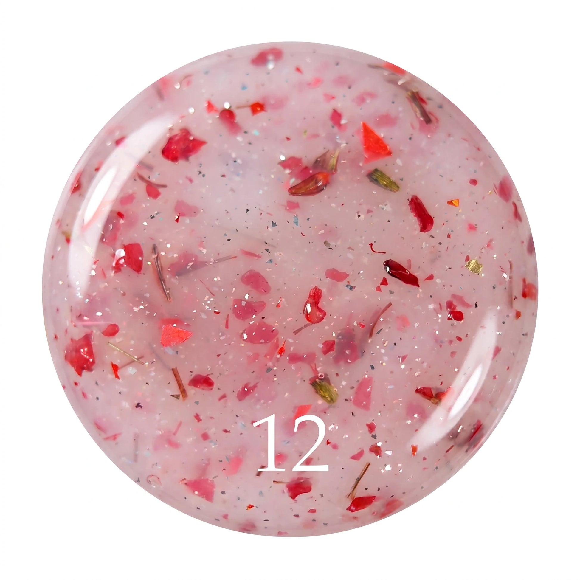 Garden Flower Gel Collection – Aufbaugel mit Blüten & funkelnden Glitterpartikeln 30ml. ProfiNails