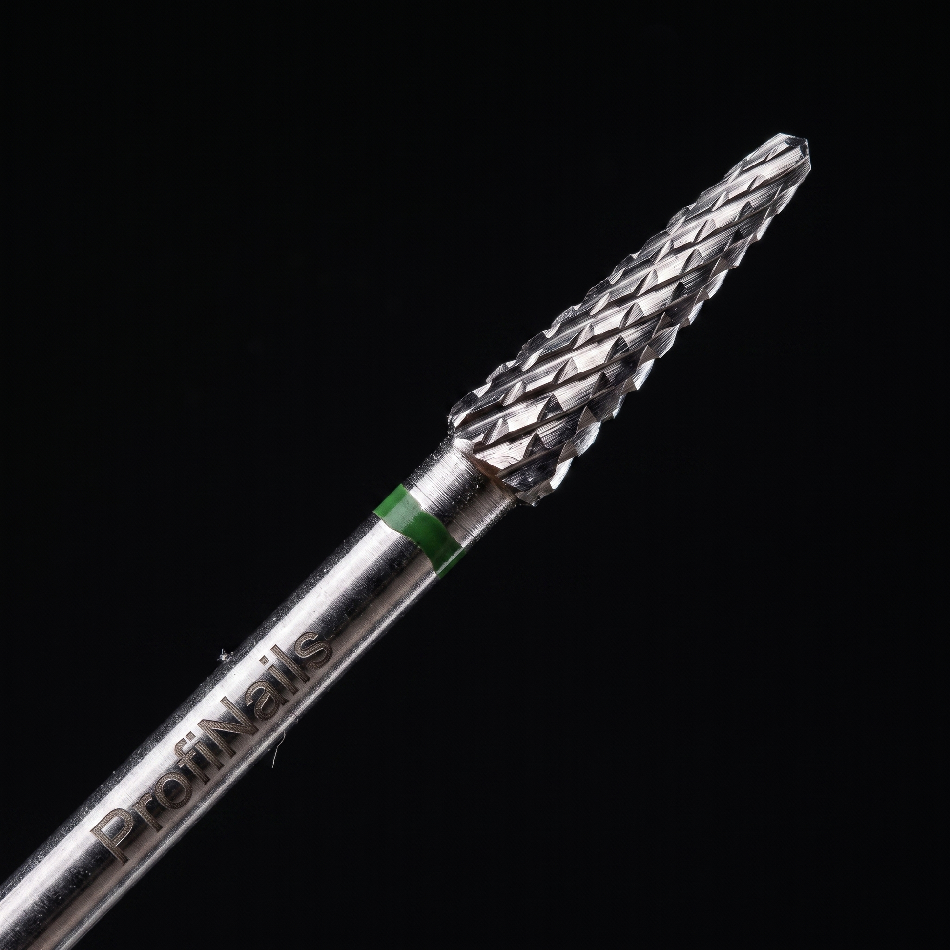 Hartmetallfräser Spitzkegel Grün – Für Oberflächenbearbeitung und perfekte Formgebung ProfiNails