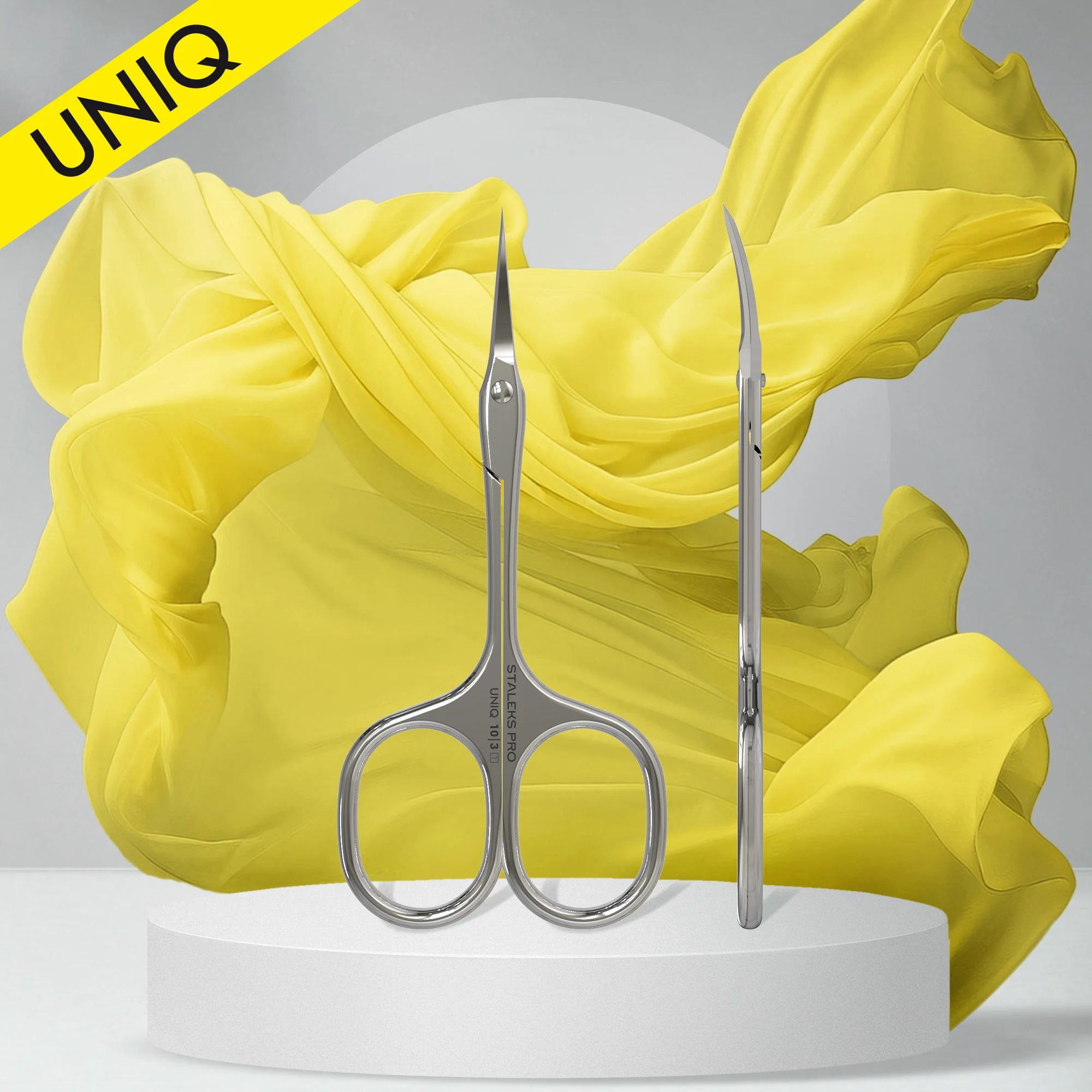 Профессиональные ножницы для кутикулы "Ballerina" UNIQ 10 TYPE 3 — Будь в тренде! Купи сейчас и создай идеальный маникюр!
