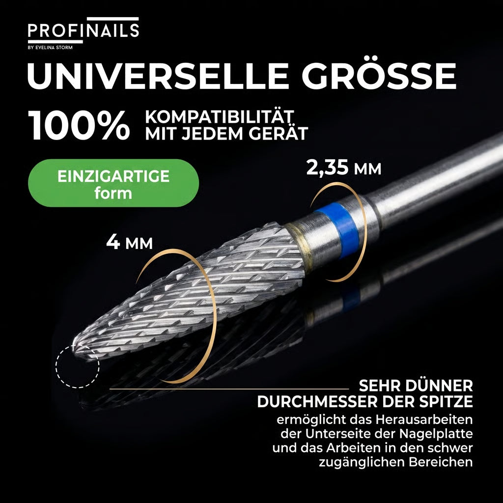 Fräser Hardmetall zum Abtragen ProfiNails