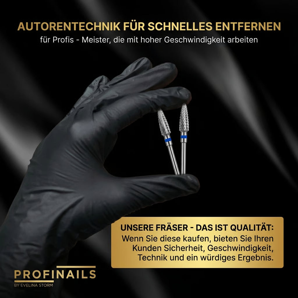 Fräser Hardmetall zum Abtragen ProfiNails