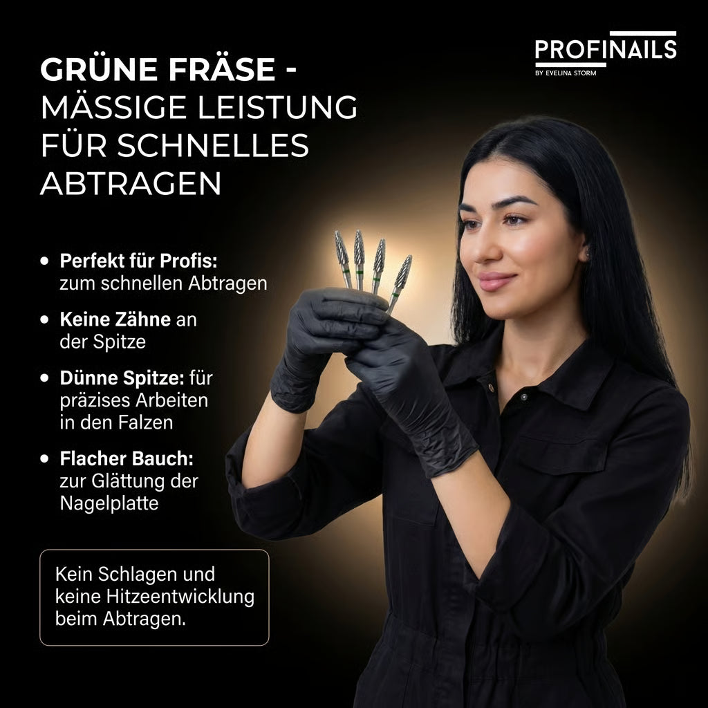 Fräser Hardmetall zum Abtragen ProfiNails