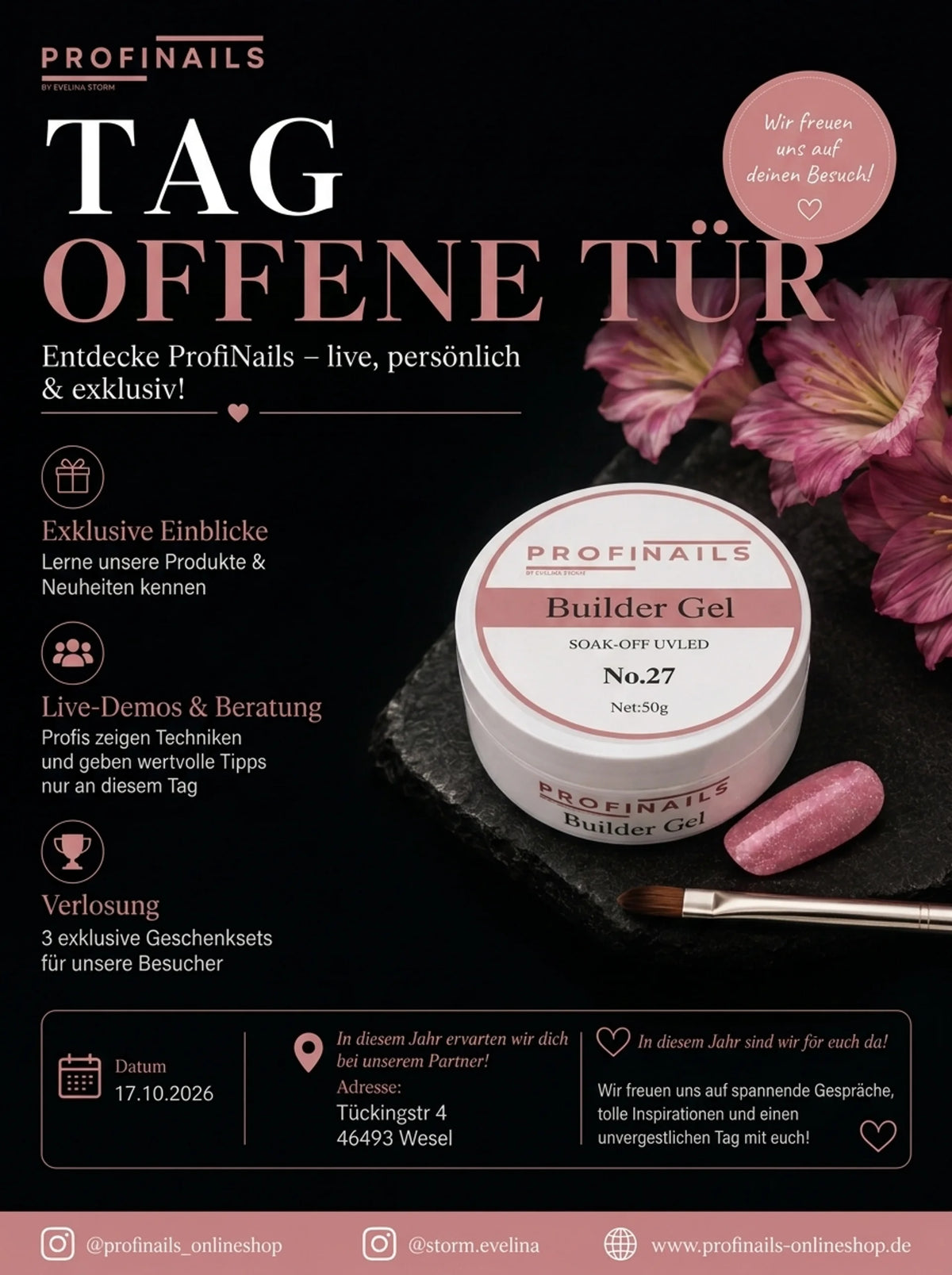 Tag offene Tür in Wesel 17.10.2026 ProfiNails