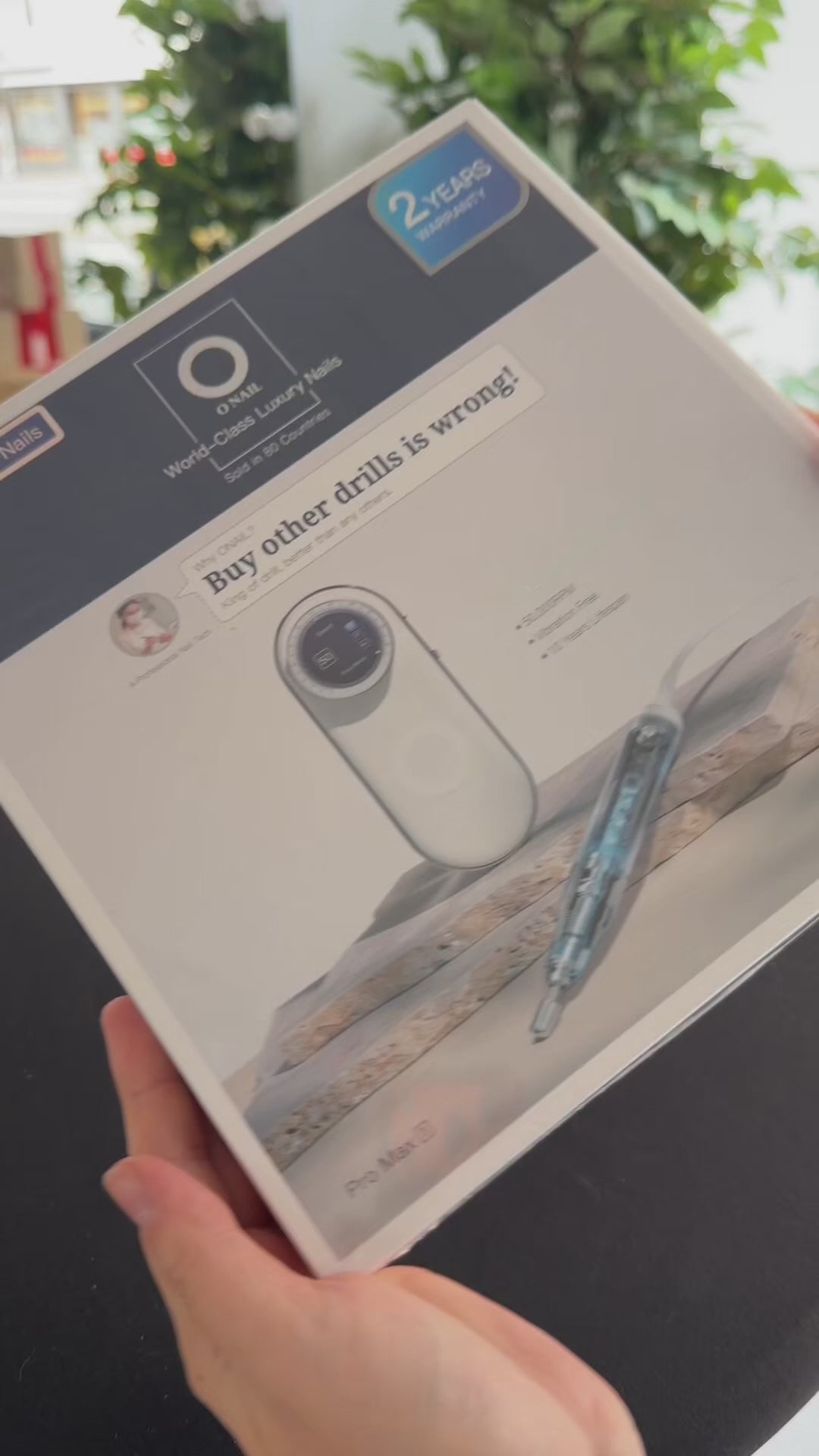 Video laden: ONAIL Smart AI Nail Drill – Intelligenter Profi-Nagelfräser