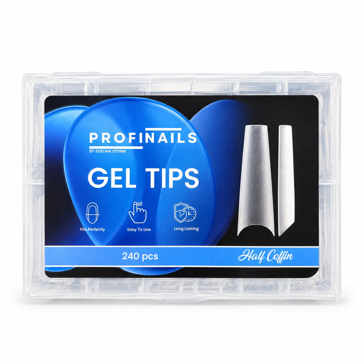 ProfiNails Gel Tips Half Coffin